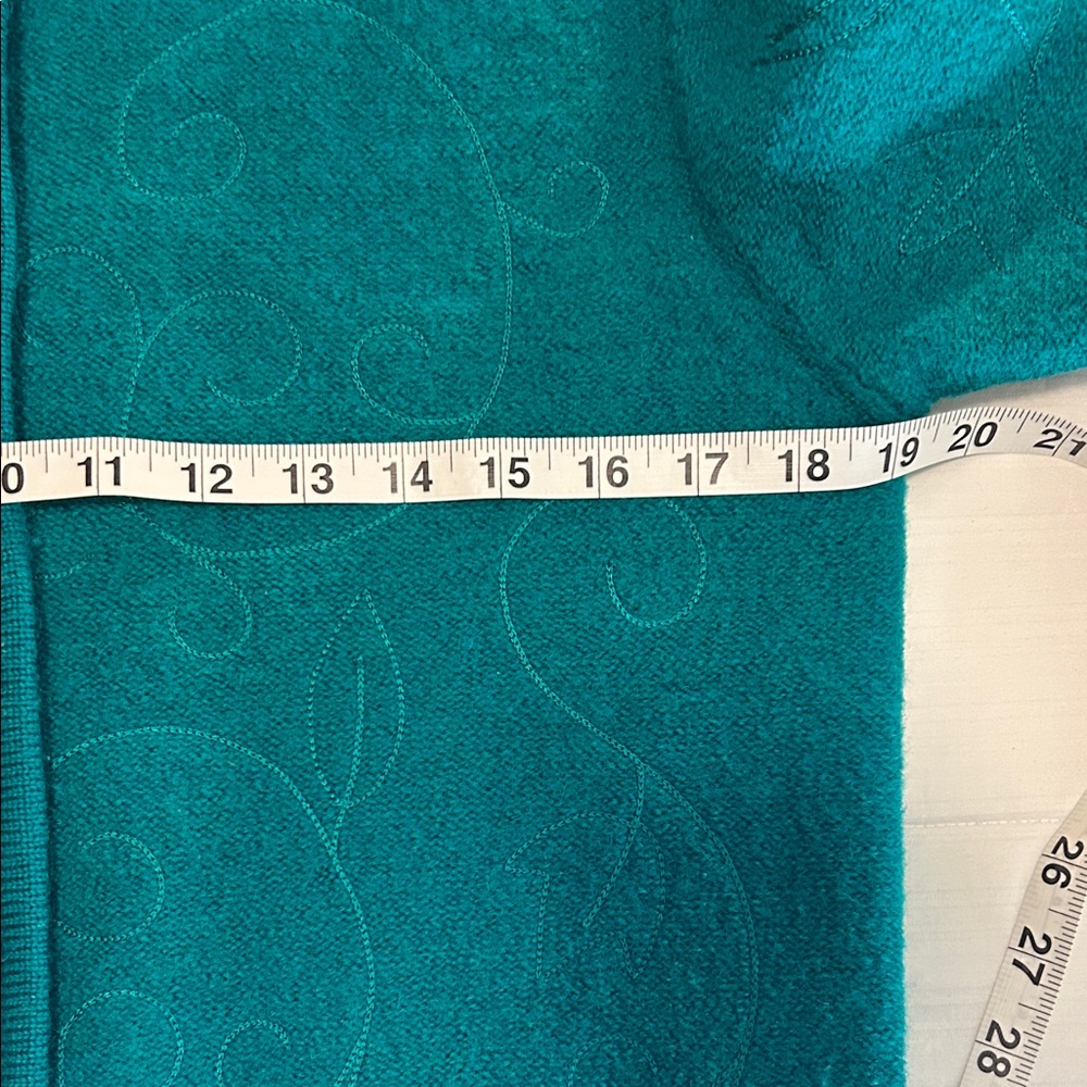 Pendleton Vintage Emerald Green Women's Cardigan Size Small 100% Virgin Wool - Picture 8 of 9